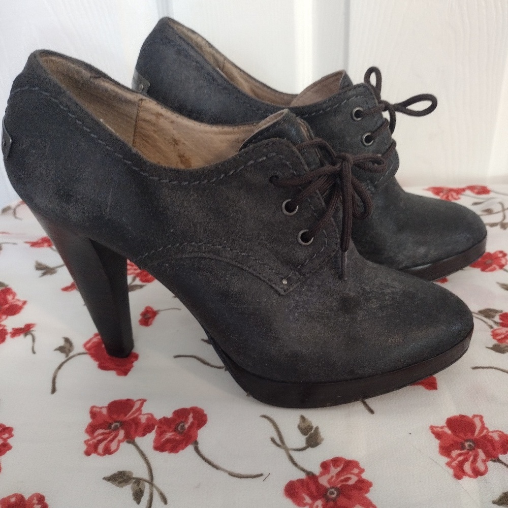 FRYE- Harlow Oxford Suede Bootie